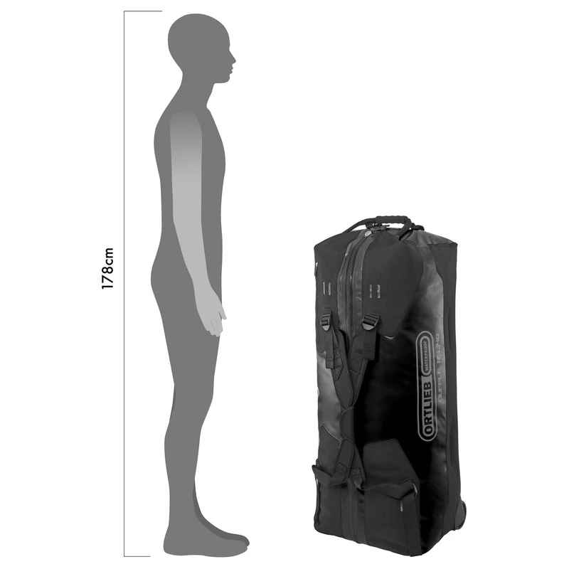 Ortlieb RS 140 - Bolsa de viaje con ruedas 98 cm (yellow black)