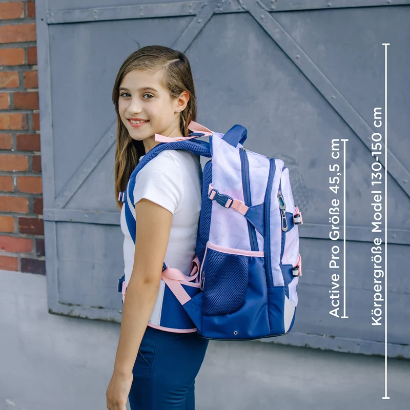 Neoxx ACTIVE PRO - Mochila escolar 45.5 cm (Dreaming of pastel)