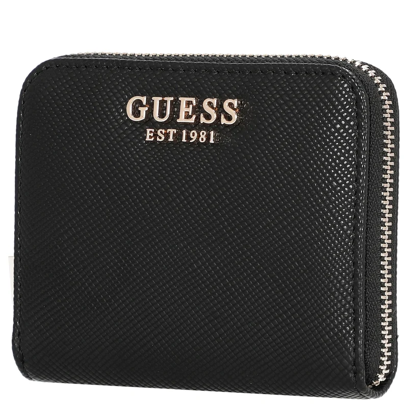 Guess Laurel II SLG Small Zip Around S - Cartera 3cc 11 cm (black)