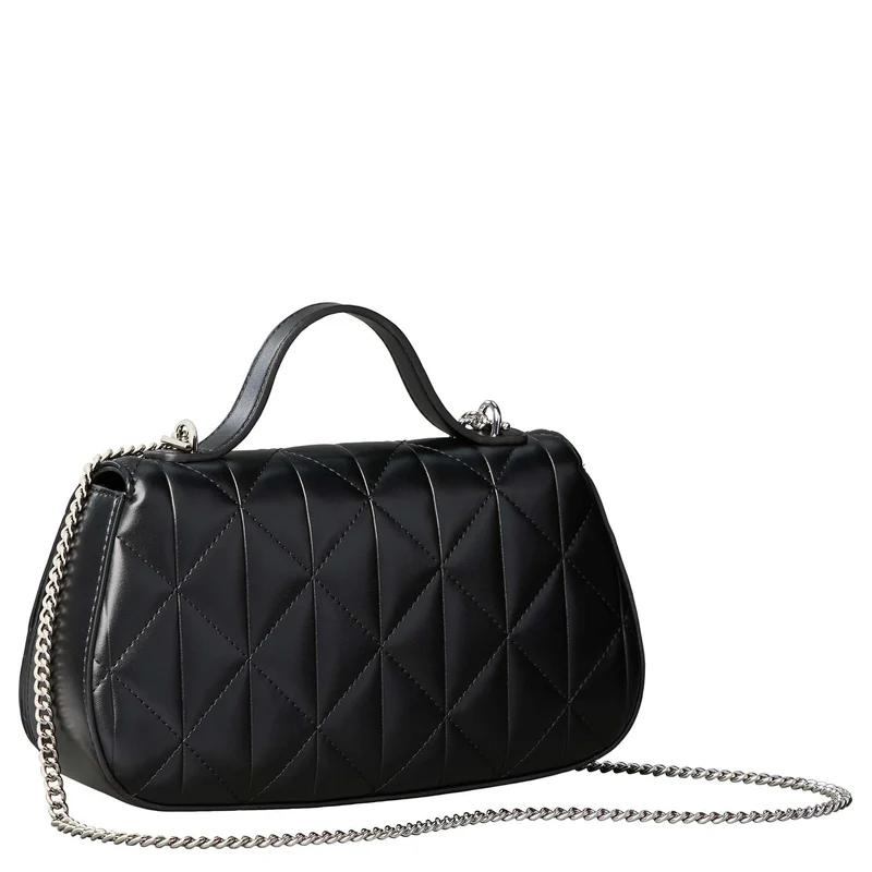 Calvin Klein Quilted Emblem - Bolso bandolera 26 cm (black)