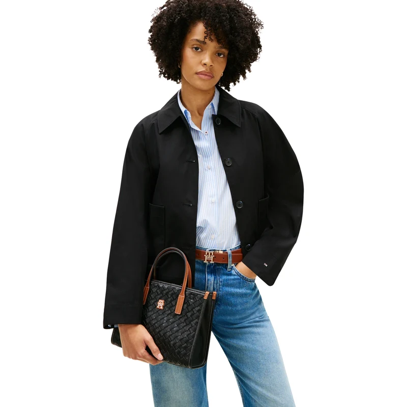 Tommy Hilfiger City - Bolso de mano 27 cm (black mix)
