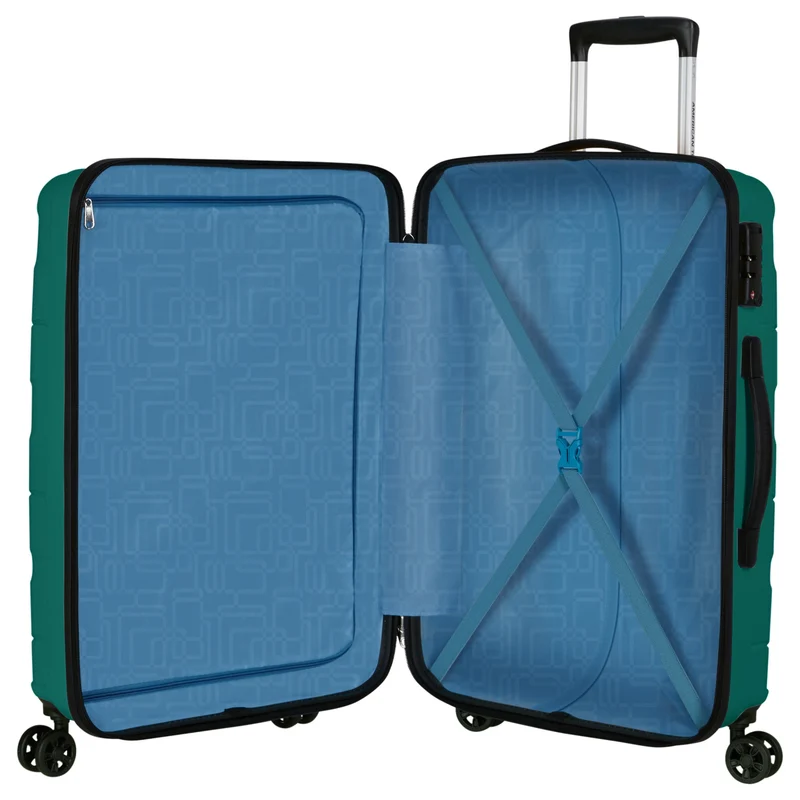 American Tourister Jetdriver 3.0 - Trolley de 4 ruedas 67 cm (sporty teal)