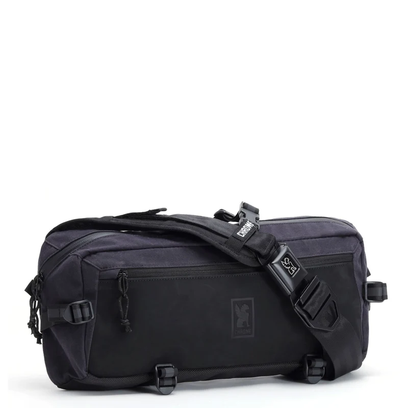 Chrome Kadet Nylon 9 - Bandolera 43 cm (black canvas leather)