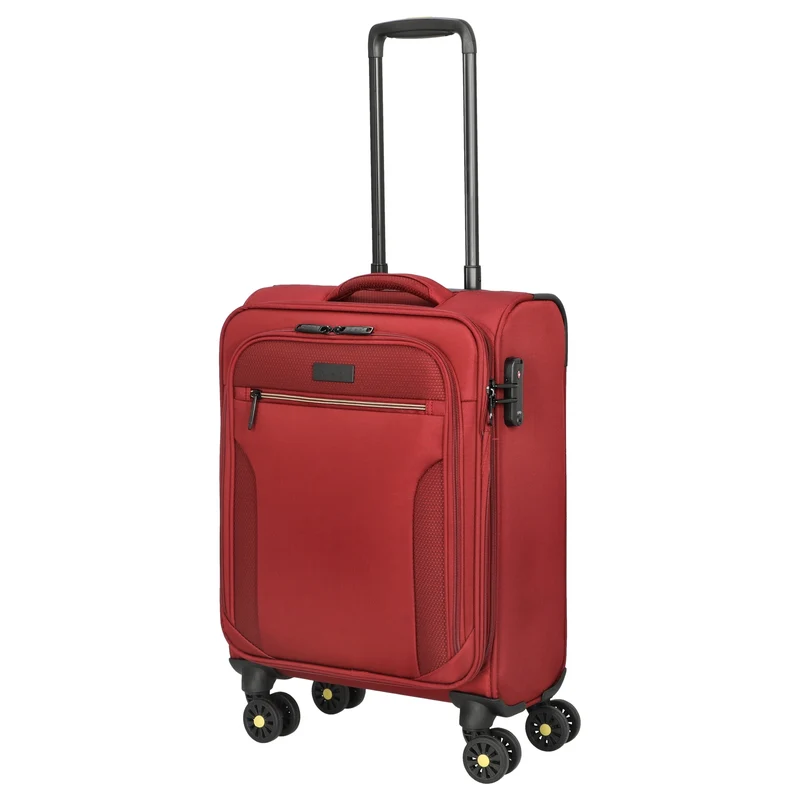 D&N Travel Line 9704 - Trolley de cabina con 4 ruedas S 55 cm (dark red)
