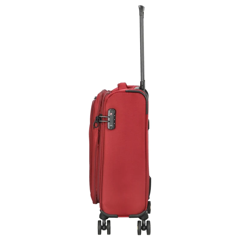 D&N Travel Line 9704 - Trolley de cabina con 4 ruedas S 55 cm (dark red)