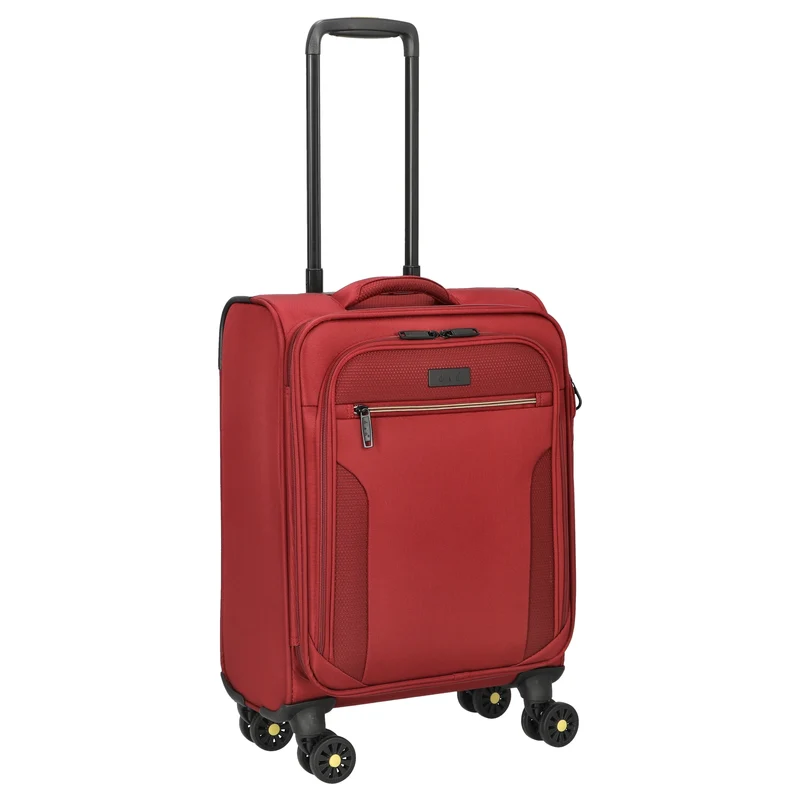 D&N Travel Line 9704 - Trolley de cabina con 4 ruedas S 55 cm (dark red)