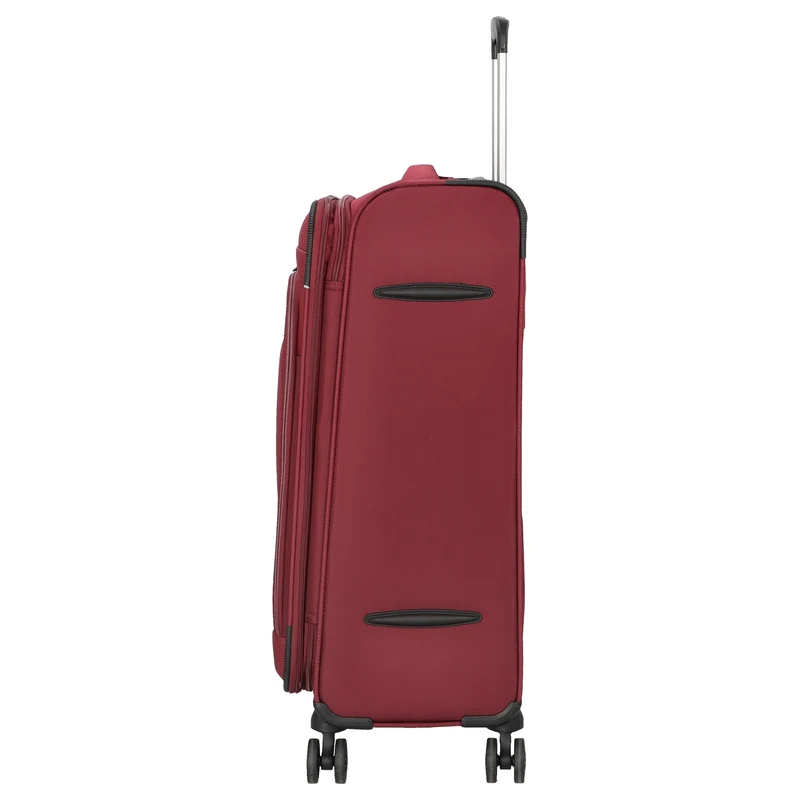 D&N Travel Line 9504 - Trolley de 4 ruedas M 67 cm expandible (dark red)
