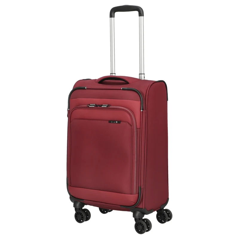 D&N Travel Line 9504 - Trolley de cabina con 4 ruedas S 55 cm (dark red)