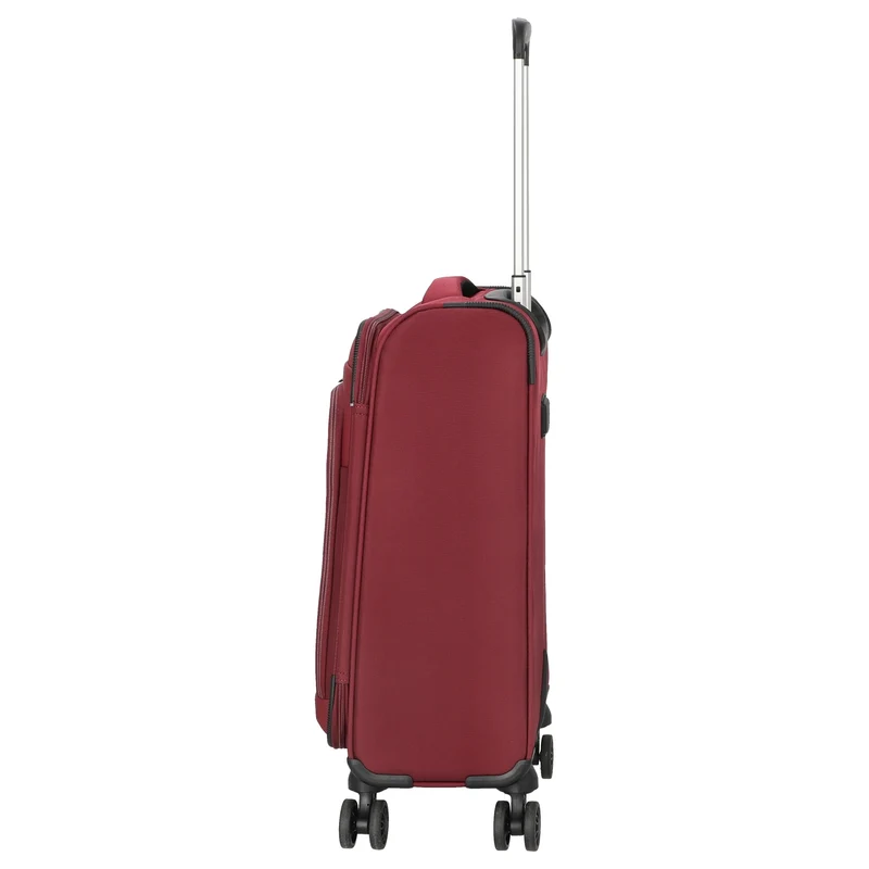 D&N Travel Line 9504 - Trolley de cabina con 4 ruedas S 55 cm (dark red)
