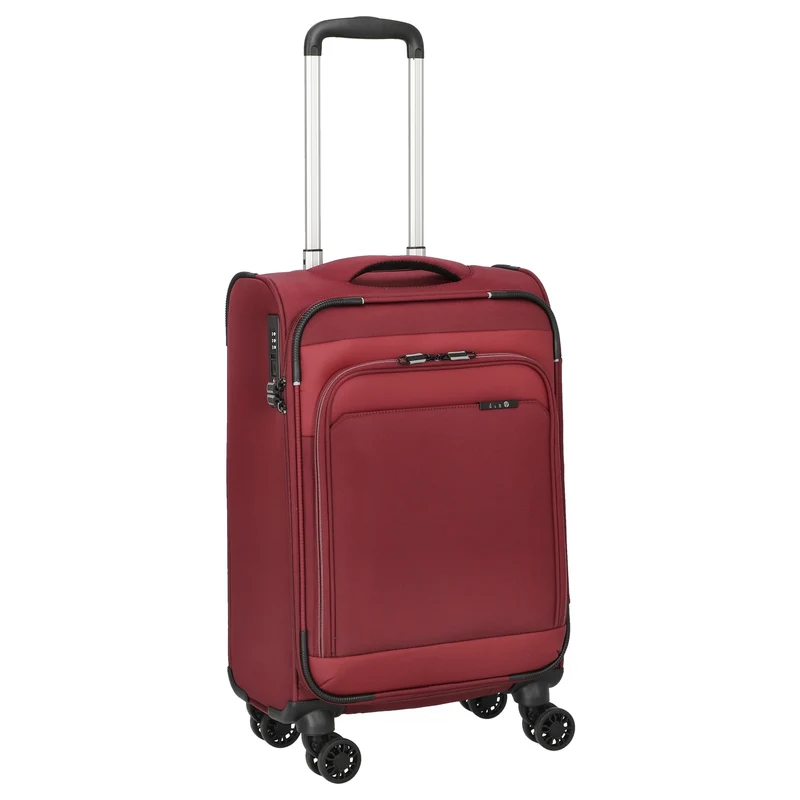 D&N Travel Line 9504 - Trolley de cabina con 4 ruedas S 55 cm (dark red)