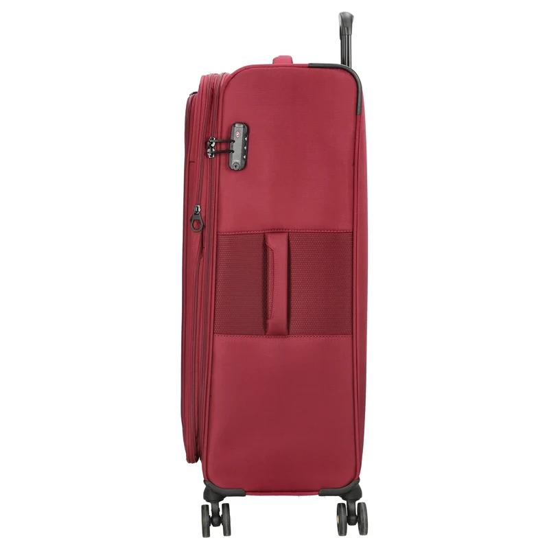 D&N Travel Line 9704 - Trolley de 4 ruedas L 78 cm expandible (dark red)