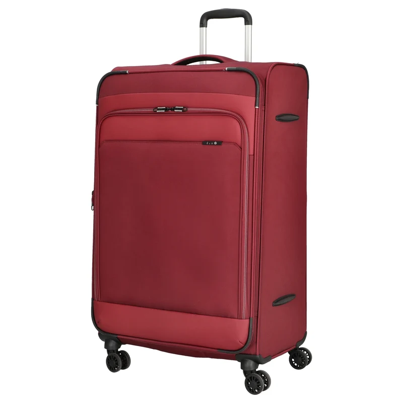 D&N Travel Line 9504 - Trolley de 4 ruedas L 76 cm expandible (dark red)