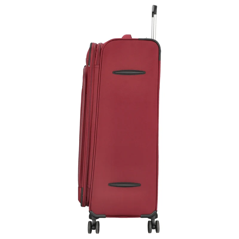 D&N Travel Line 9504 - Trolley de 4 ruedas L 76 cm expandible (dark red)