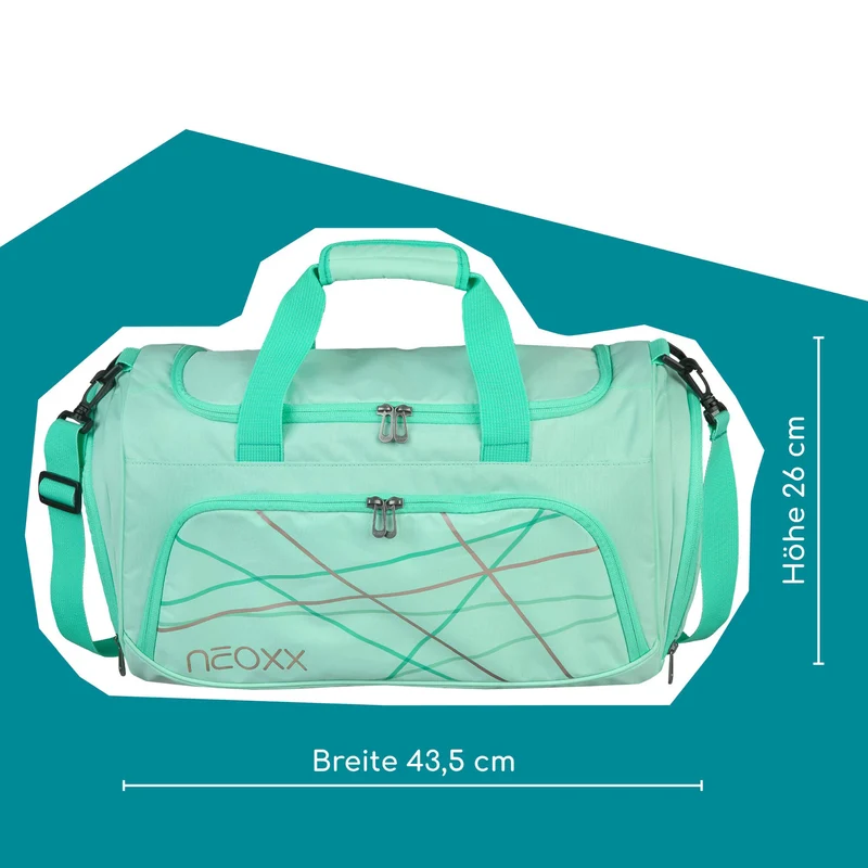 Neoxx MOVE - Bolsa deportiva 43.5 cm (Mint to be)