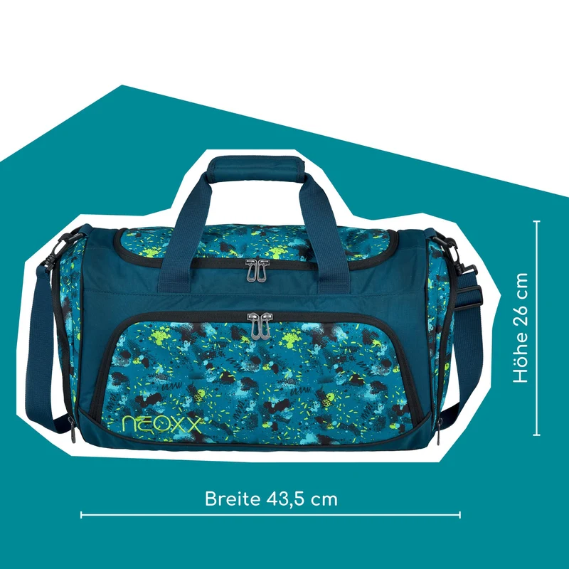 Neoxx MOVE - Bolsa deportiva 43.5 cm (Petrol extreme)