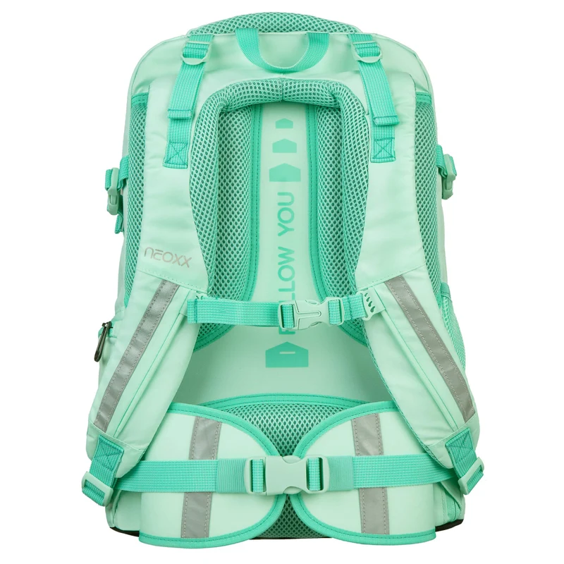 Neoxx ACTIVE PRO - Mochila escolar 45.5 cm (Mint to be)