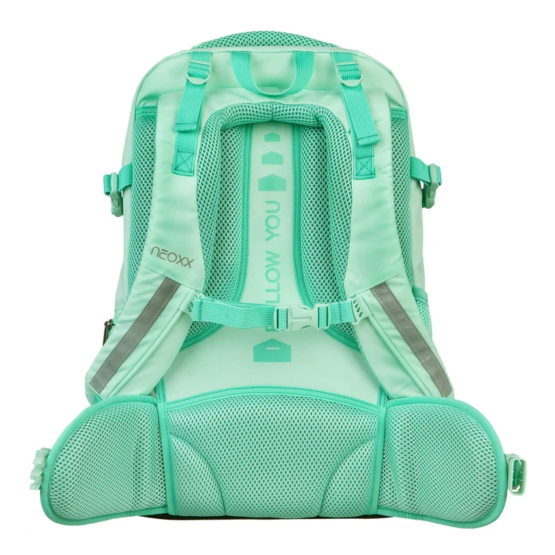 Neoxx ACTIVE PRO - Mochila escolar 45.5 cm (Mint to be)