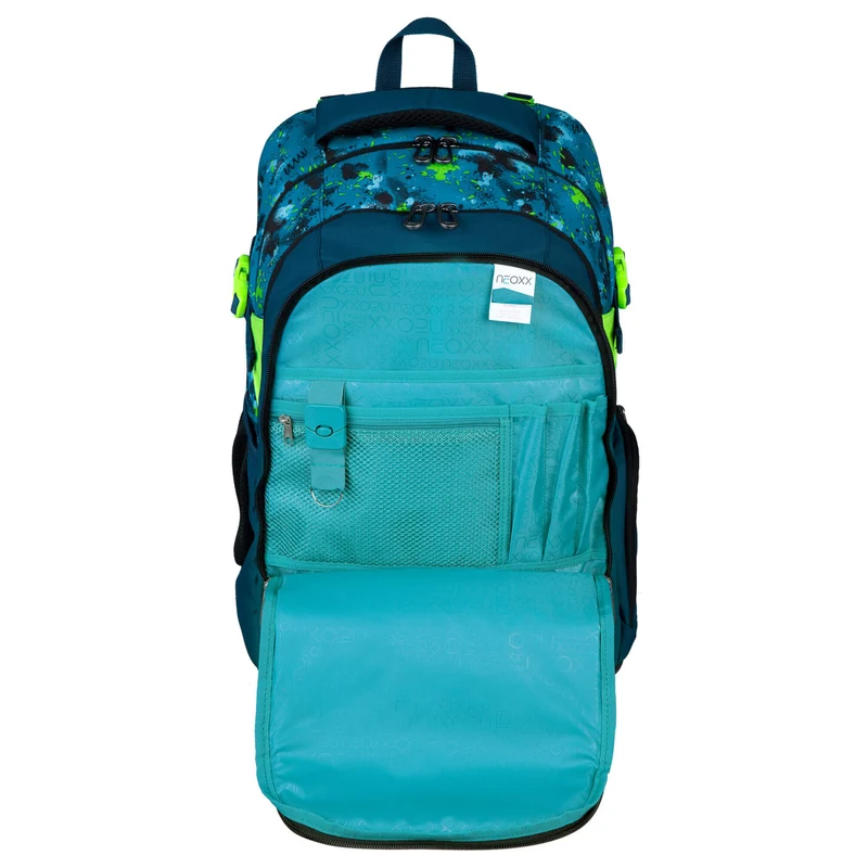Neoxx ACTIVE PRO - Mochila escolar 45.5 cm (Petrol extreme)