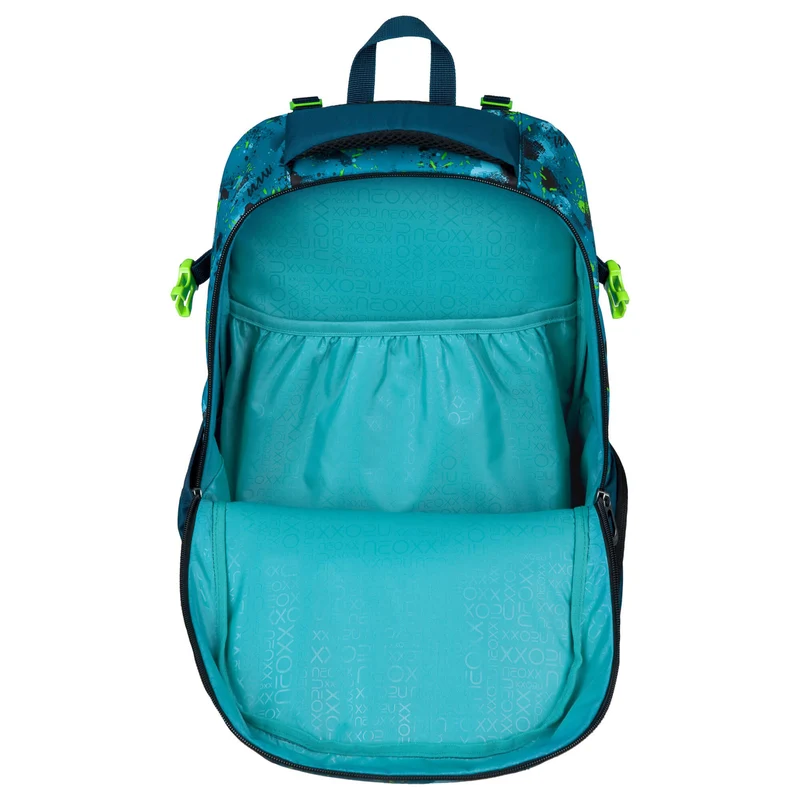 Neoxx ACTIVE PRO - Mochila escolar 45.5 cm (Petrol extreme)