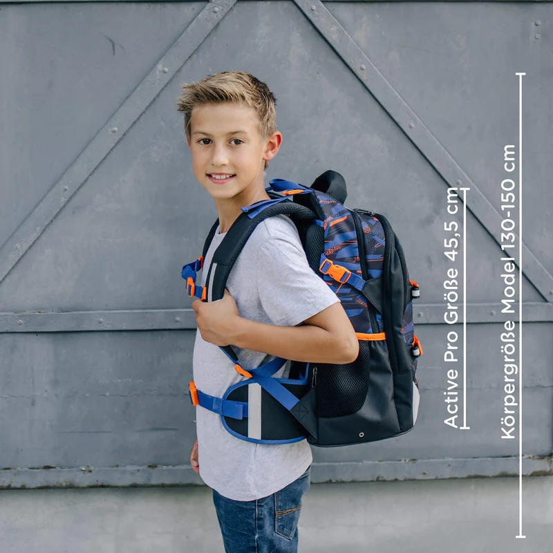 Neoxx ACTIVE PRO - Mochila escolar 45.5 cm (Streetlight Runner)