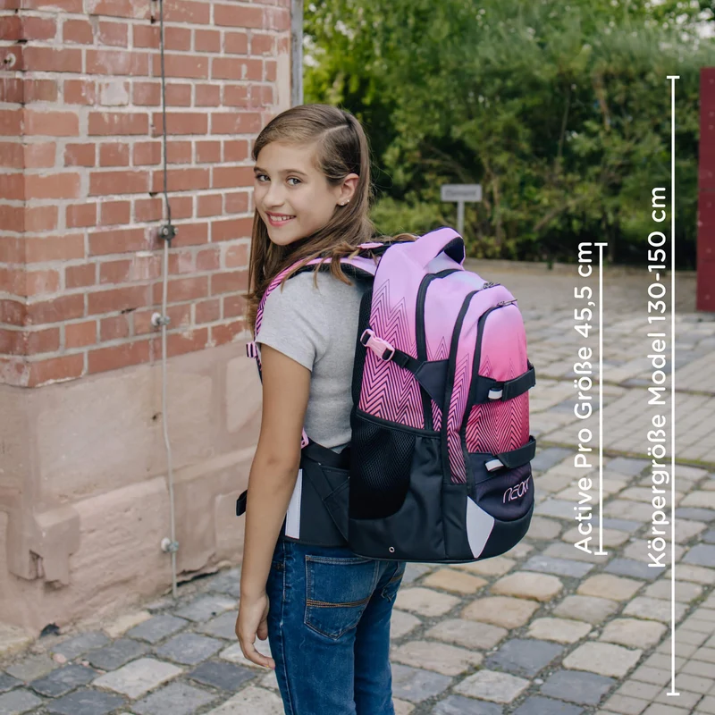 Neoxx ACTIVE PRO - Mochila escolar 45.5 cm (Sweet like sunset)