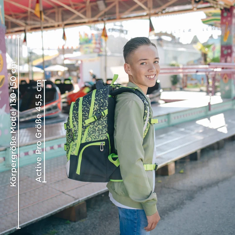 Neoxx ACTIVE PRO - Mochila escolar 45.5 cm (Pixel in my mind)