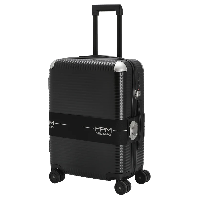 FPM Milano Bank Zip Deluxe Spinner 55 S - Trolley de cabina con 4 ruedas 55 S cm (eclipse black)