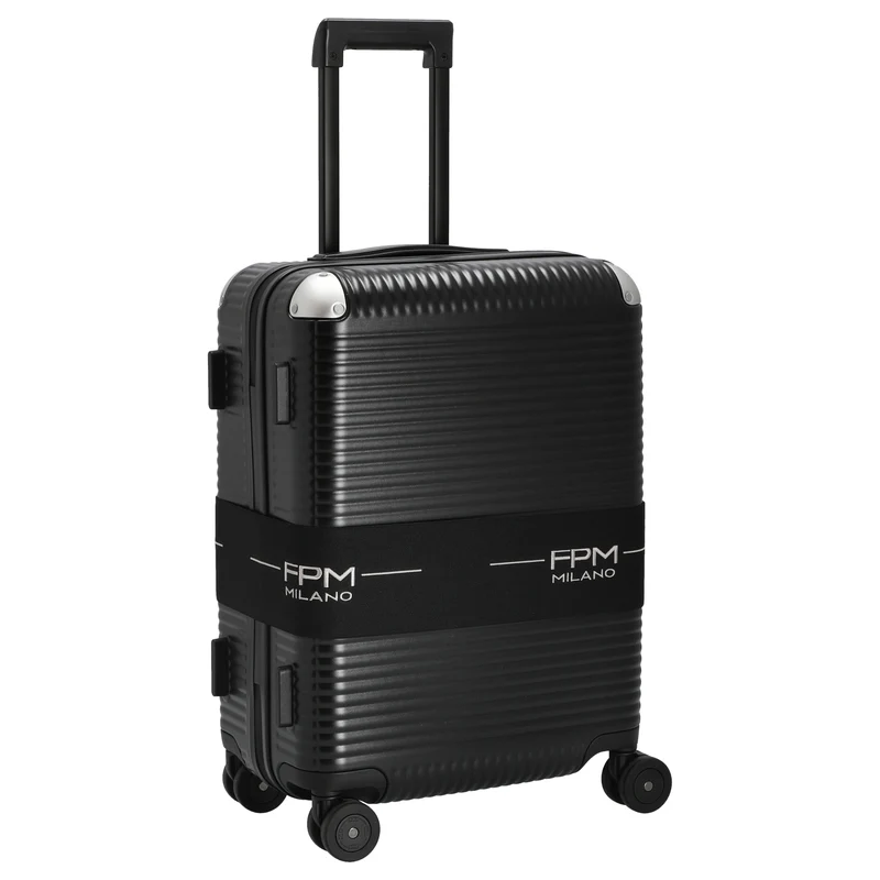 FPM Milano Bank Zip Deluxe Spinner 55 S - Trolley de cabina con 4 ruedas 55 S cm (eclipse black)