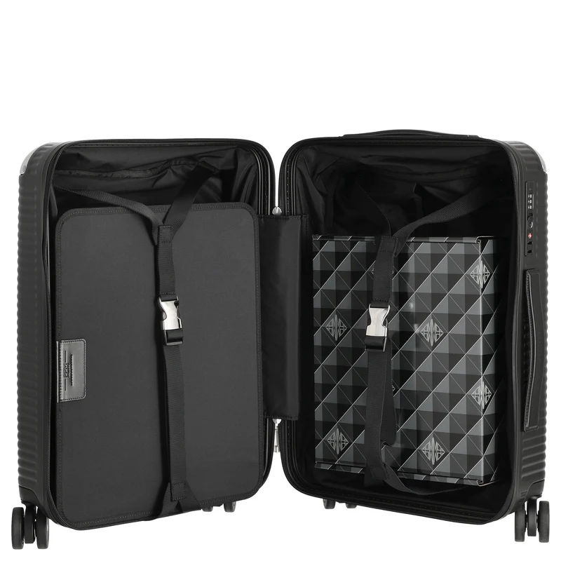 FPM Milano Bank Zip Deluxe Spinner 55 S - Trolley de cabina con 4 ruedas 55 S cm (eclipse black)
