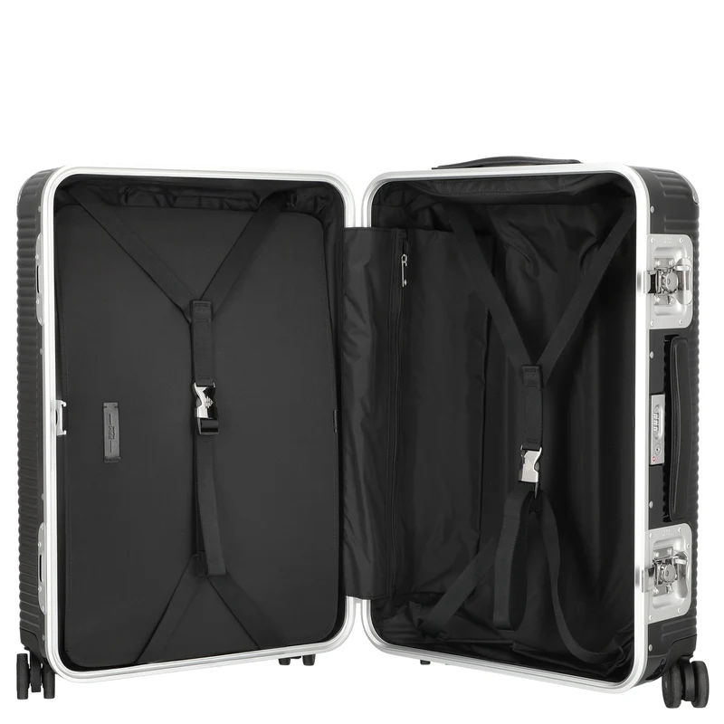 FPM Bank Light Spinner 68 Aluminium - Trolley de 4 ruedas 68 cm (licorice black)
