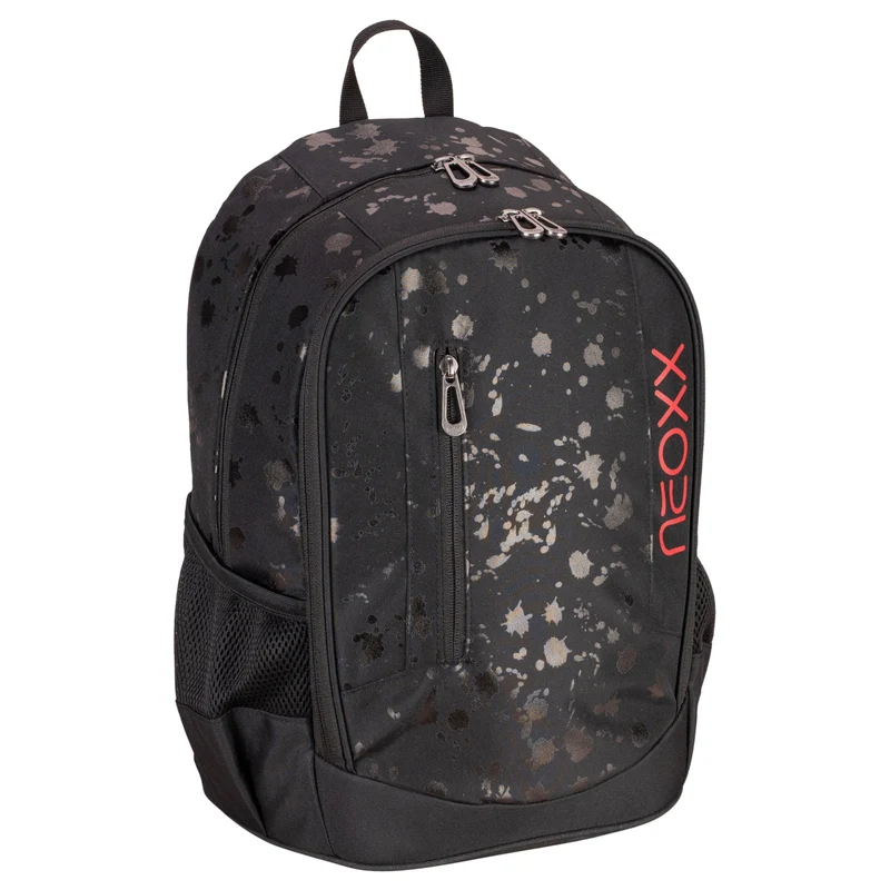 Neoxx FLOW - Mochila escolar 42.5 cm (Splash in Black)