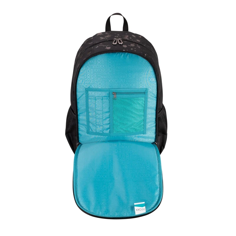 Neoxx FLOW - Mochila escolar 42.5 cm (Splash in Black)