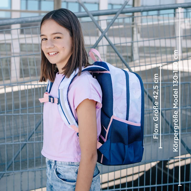 Neoxx FLOW - Mochila escolar 42.5 cm (Dreaming of pastel)
