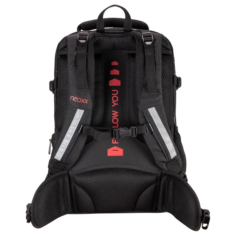 Neoxx ACTIVE PRO - Mochila escolar 45.5 cm (Splash in Black)