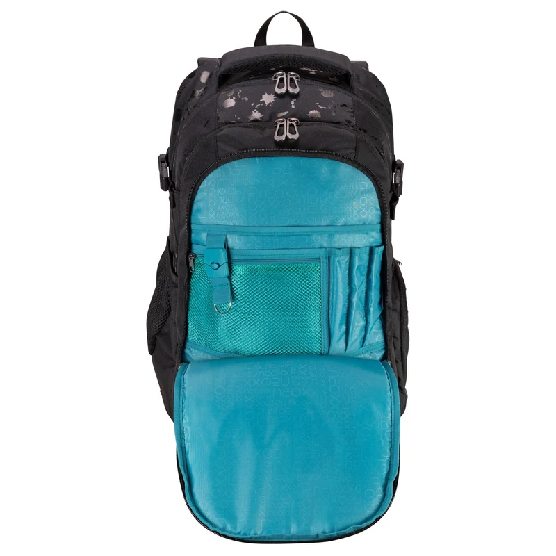 Neoxx ACTIVE PRO - Mochila escolar 45.5 cm (Splash in Black)
