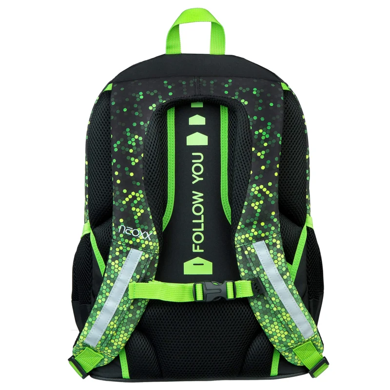 Neoxx FLOW - Mochila escolar 42.5 cm (Pixel in my mind)