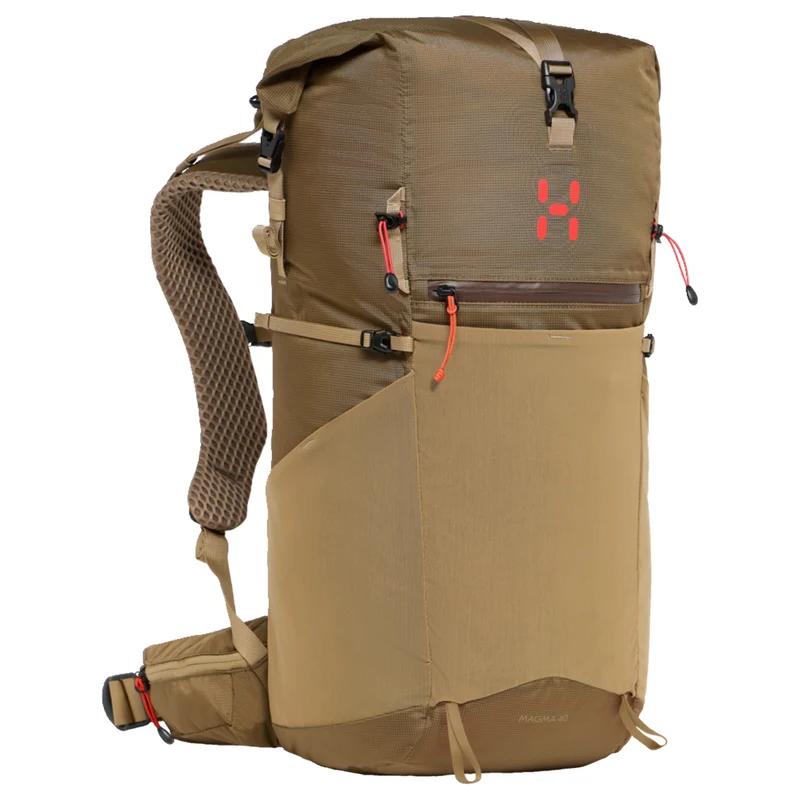 Haglöfs Magma Roll-top 40 WR - Mochila de senderismo 52 cm (teak brown/oak brown)