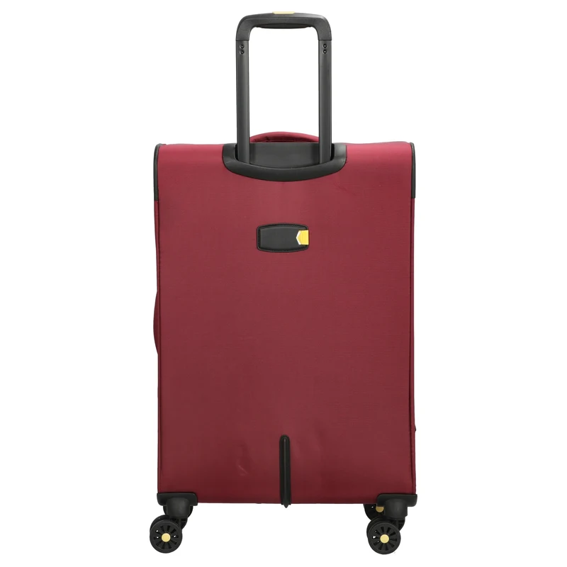 D&N Travel Line 9704 - Trolley de 4 ruedas M 68 cm expandible (dark red)