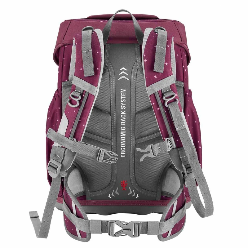 Step by Step Basis - Set de mochila escolar 4tlg. (Berry Stars)