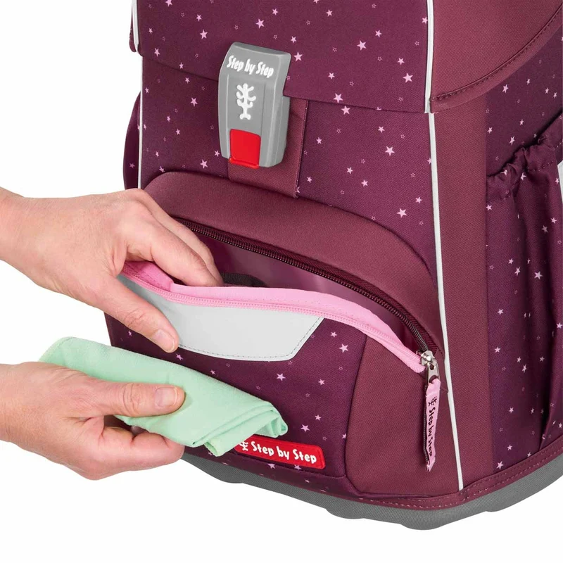 Step by Step Basis - Set de mochila escolar 4tlg. (Berry Stars)