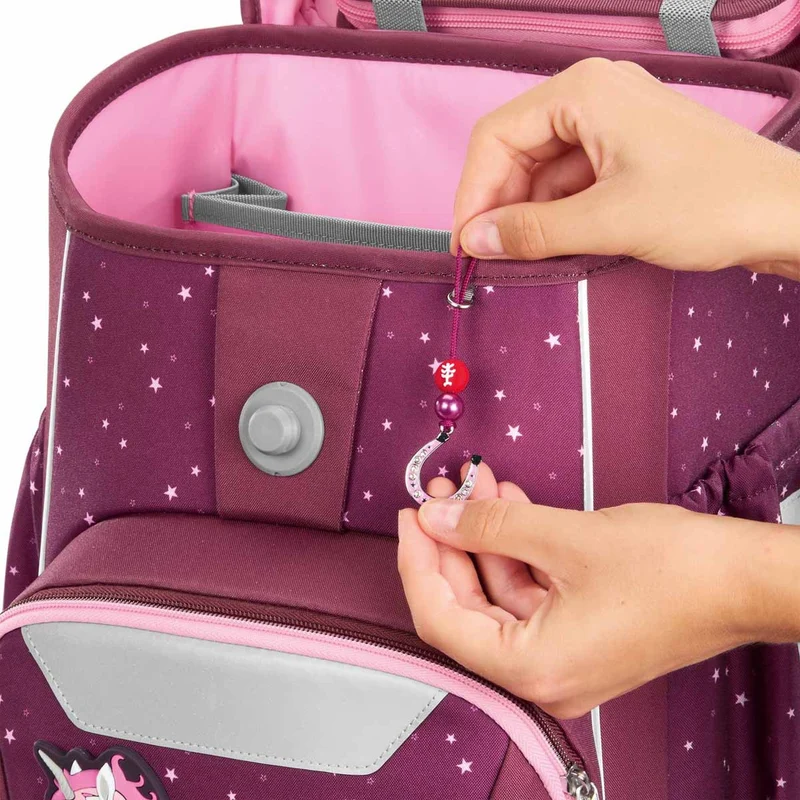 Step by Step Basis - Set de mochila escolar 4tlg. (Berry Stars)
