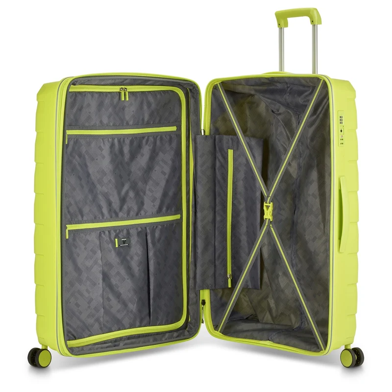 Roncato Skyline 2.0 - Trolley de 4 ruedas L 79 cm expandible (cyber lime)
