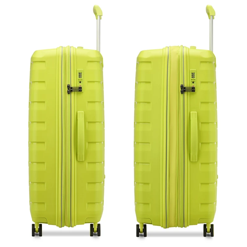 Roncato Skyline 2.0 - Trolley de 4 ruedas L 79 cm expandible (cyber lime)