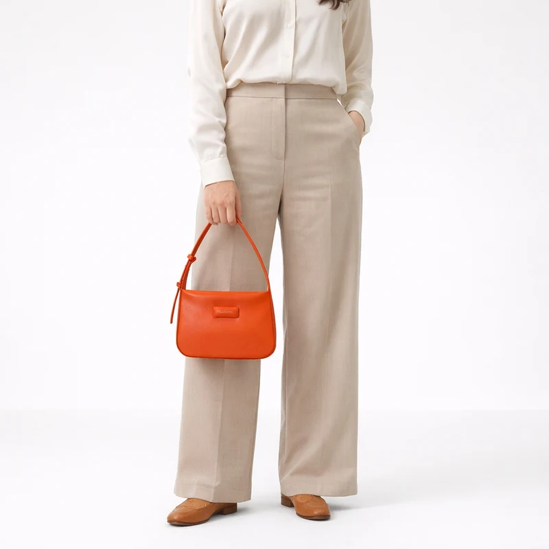 Lacoste Hobo Bag S - Bolso bandolera 23 cm (scarlet ibis)