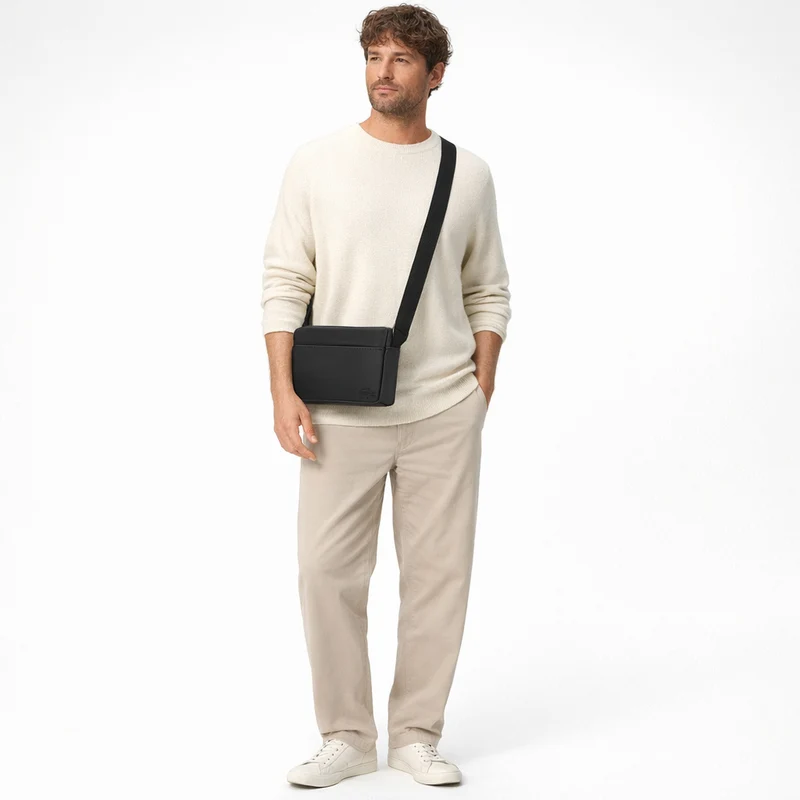 Lacoste Reporter Bag - Bolso bandolera 25 cm (noir)