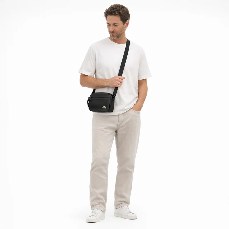Lacoste Reporter LCST - Bandolera 19 cm (noir)