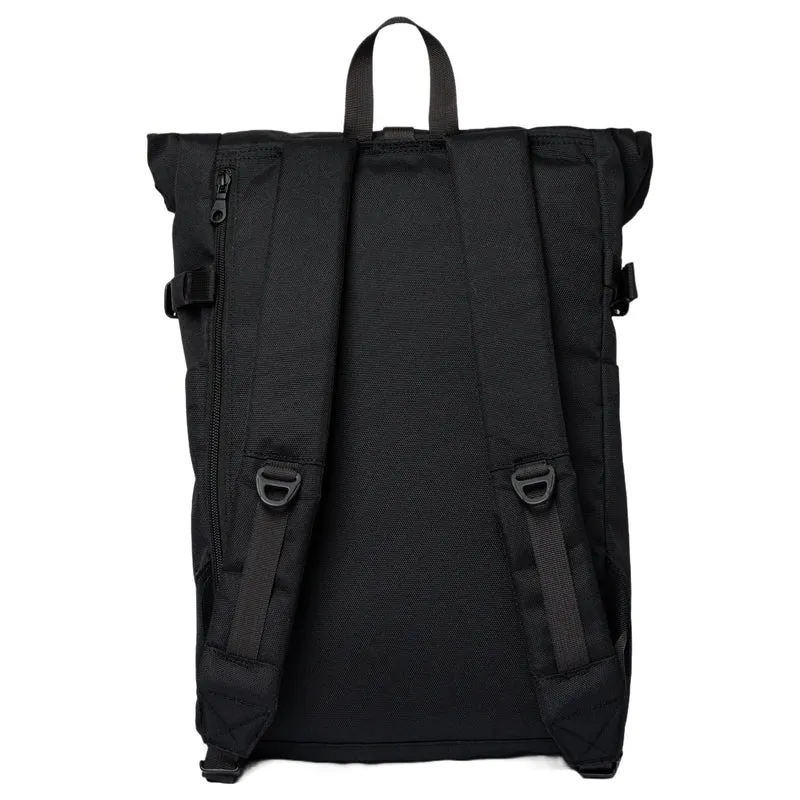 Sandqvist Icon Rolltop - Mochila M 14" 60 cm (black/ black with black leather)