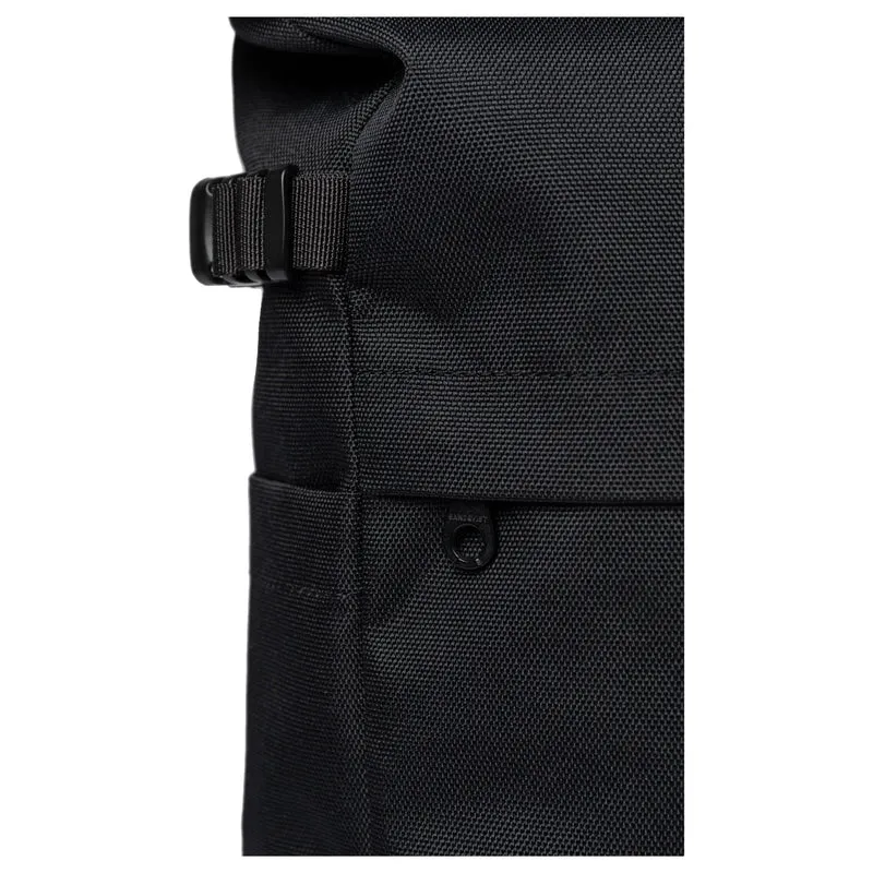 Sandqvist Icon Rolltop - Mochila M 14" 60 cm (black/ black with black leather)