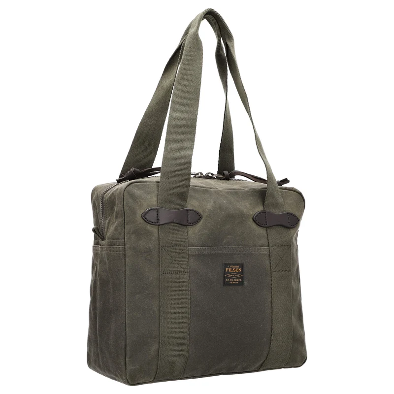 Filson Tin Cloth - Bolso shopper (otter green)