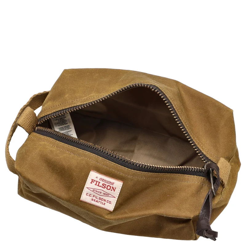 Filson Tin Cloth - Neceser 23 cm (dark tan)
